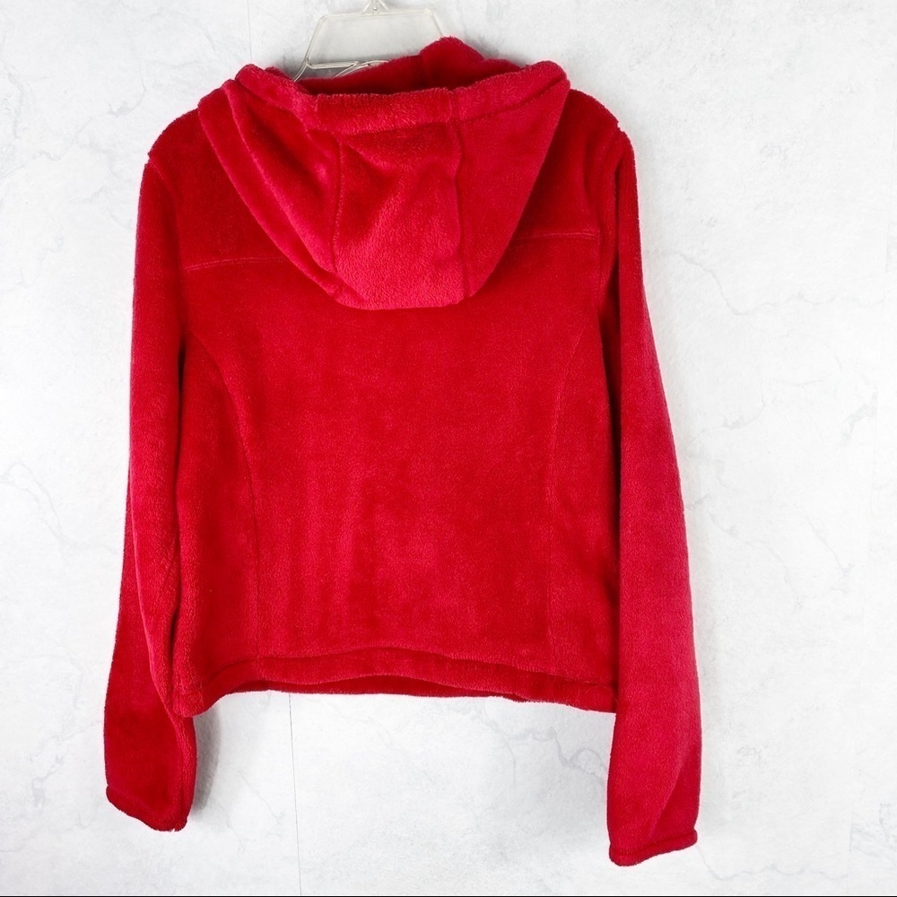 [A&F] Red Furry Quarter Zip - Picture 3 of 3